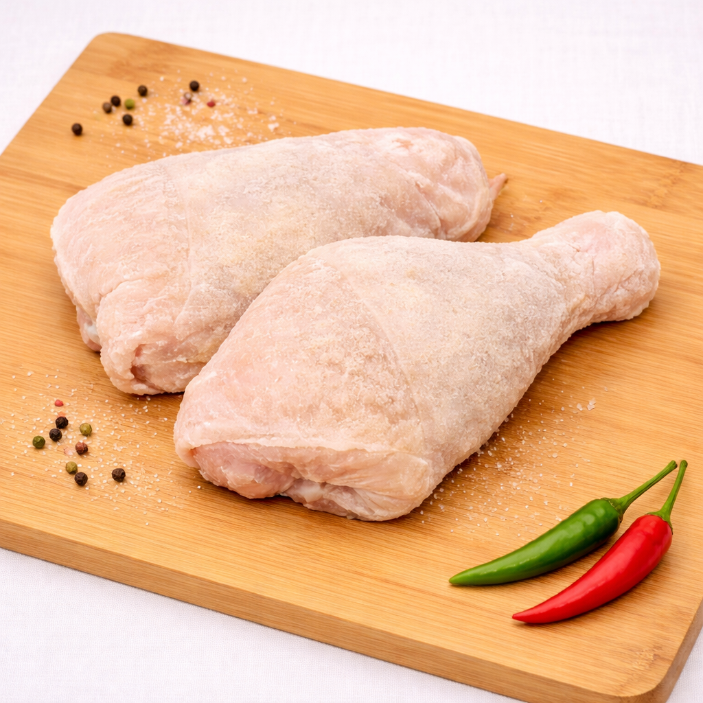 Окорочок фаршированный с грибами 