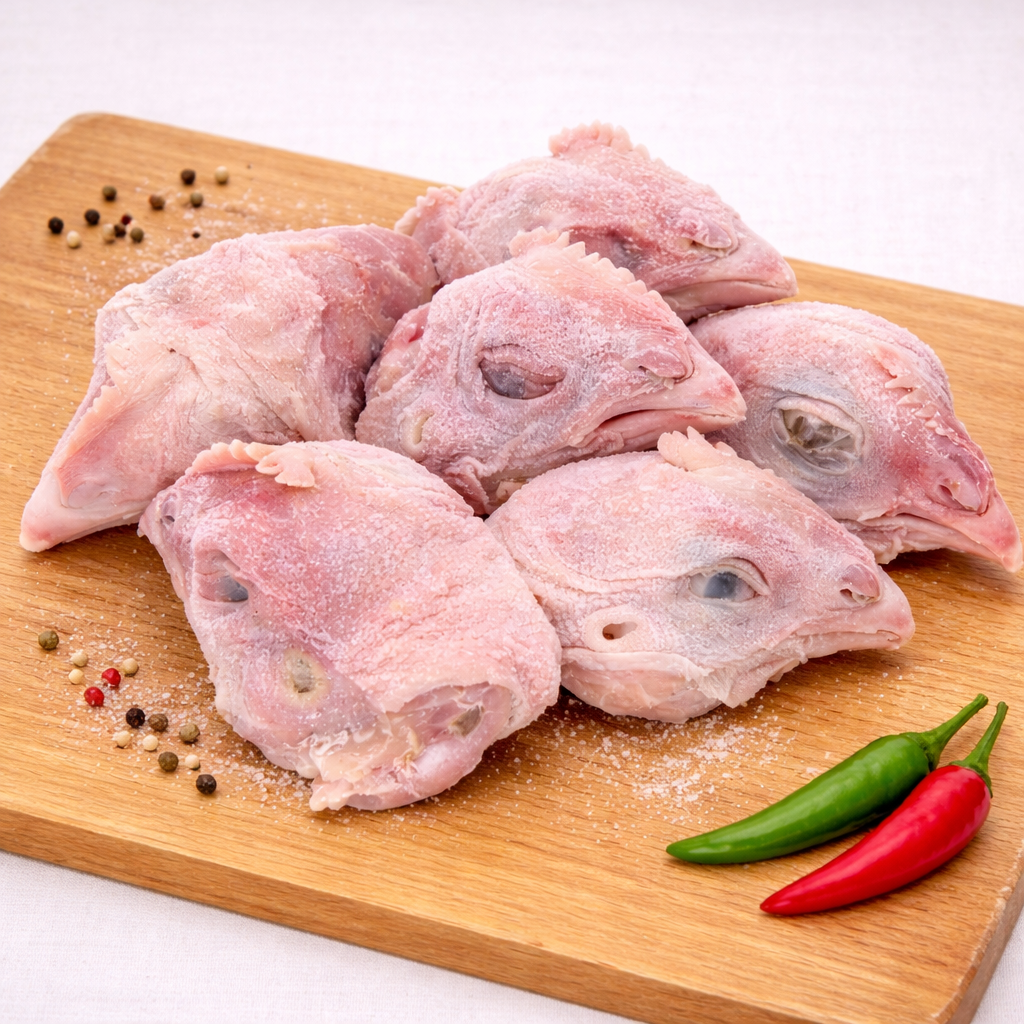 Головы кур. монолит 