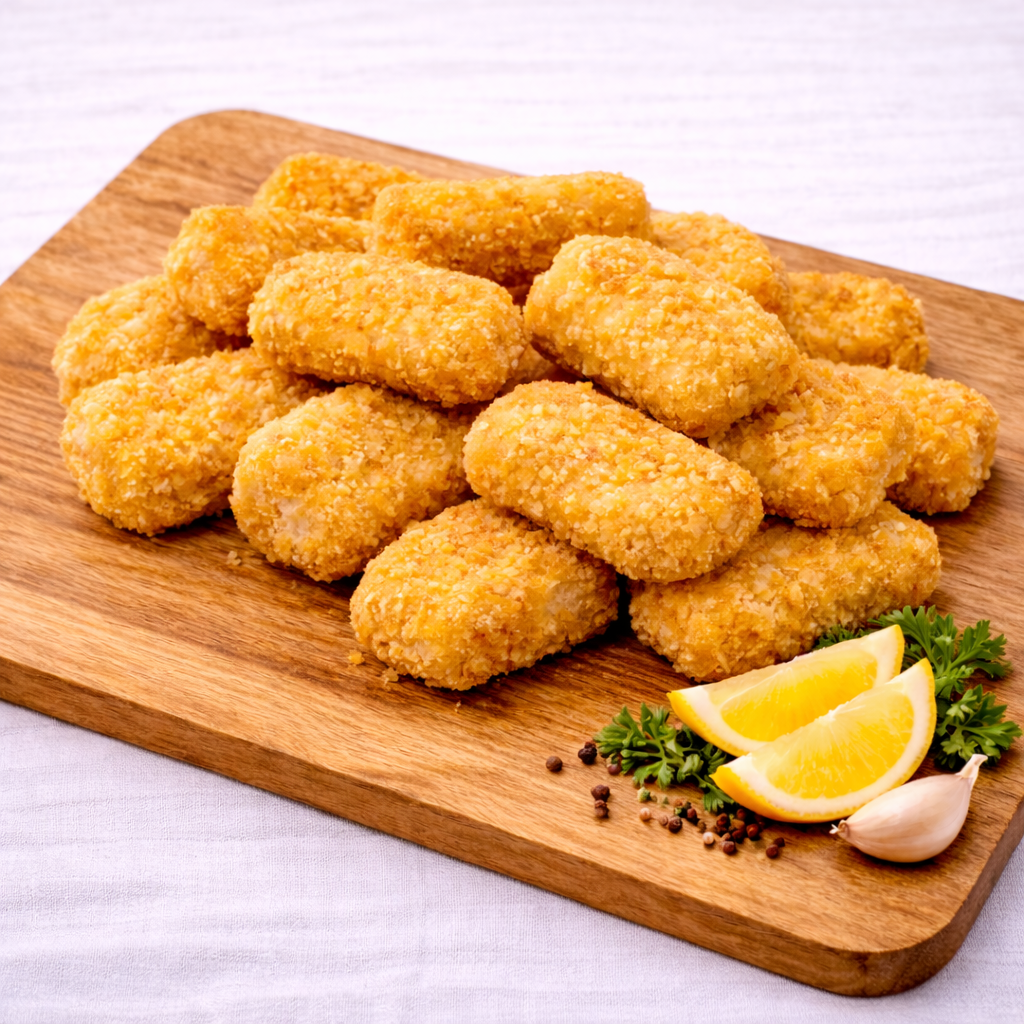 Нагетсы из рыбы тресковых пород(рыбка Юниант) 5кг