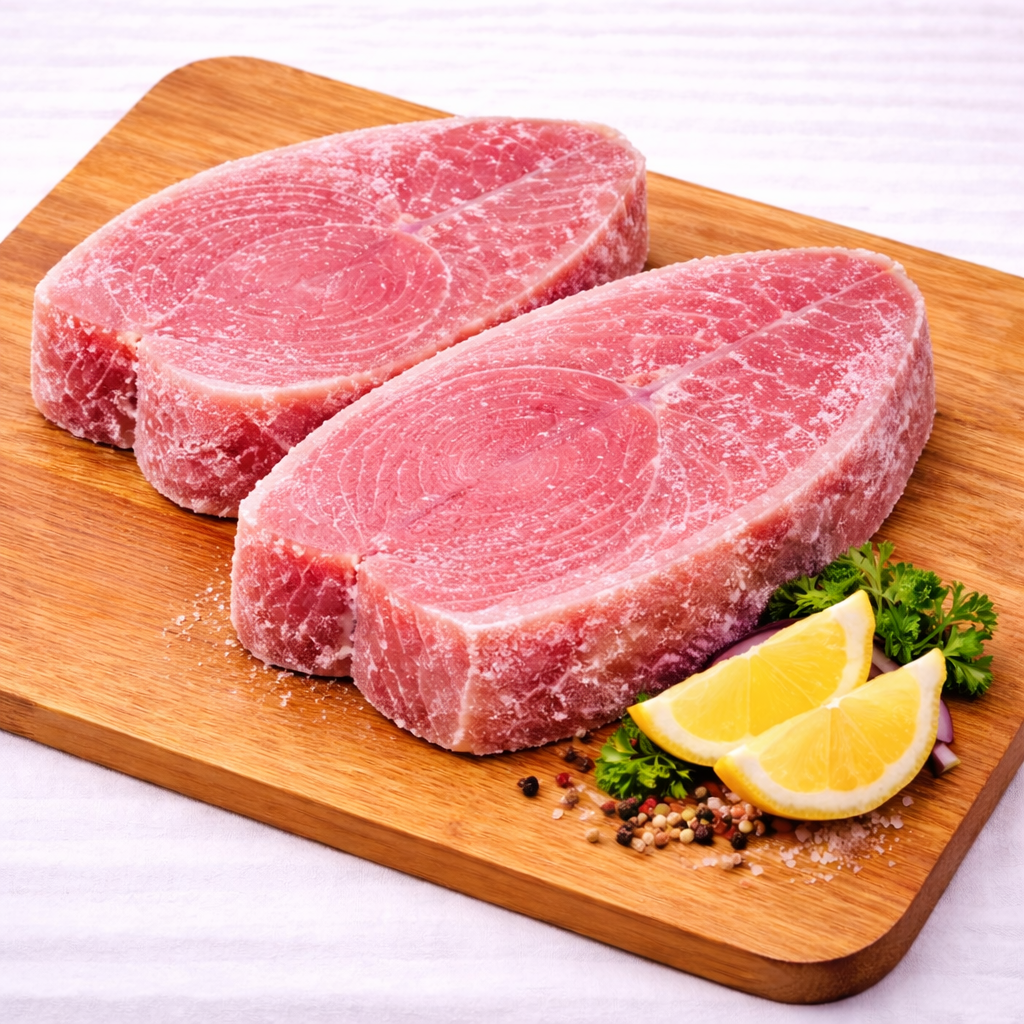 Тунец стейк с/м в/у 50+(ВЬЕТНАМ ) 20*0.5 10кг