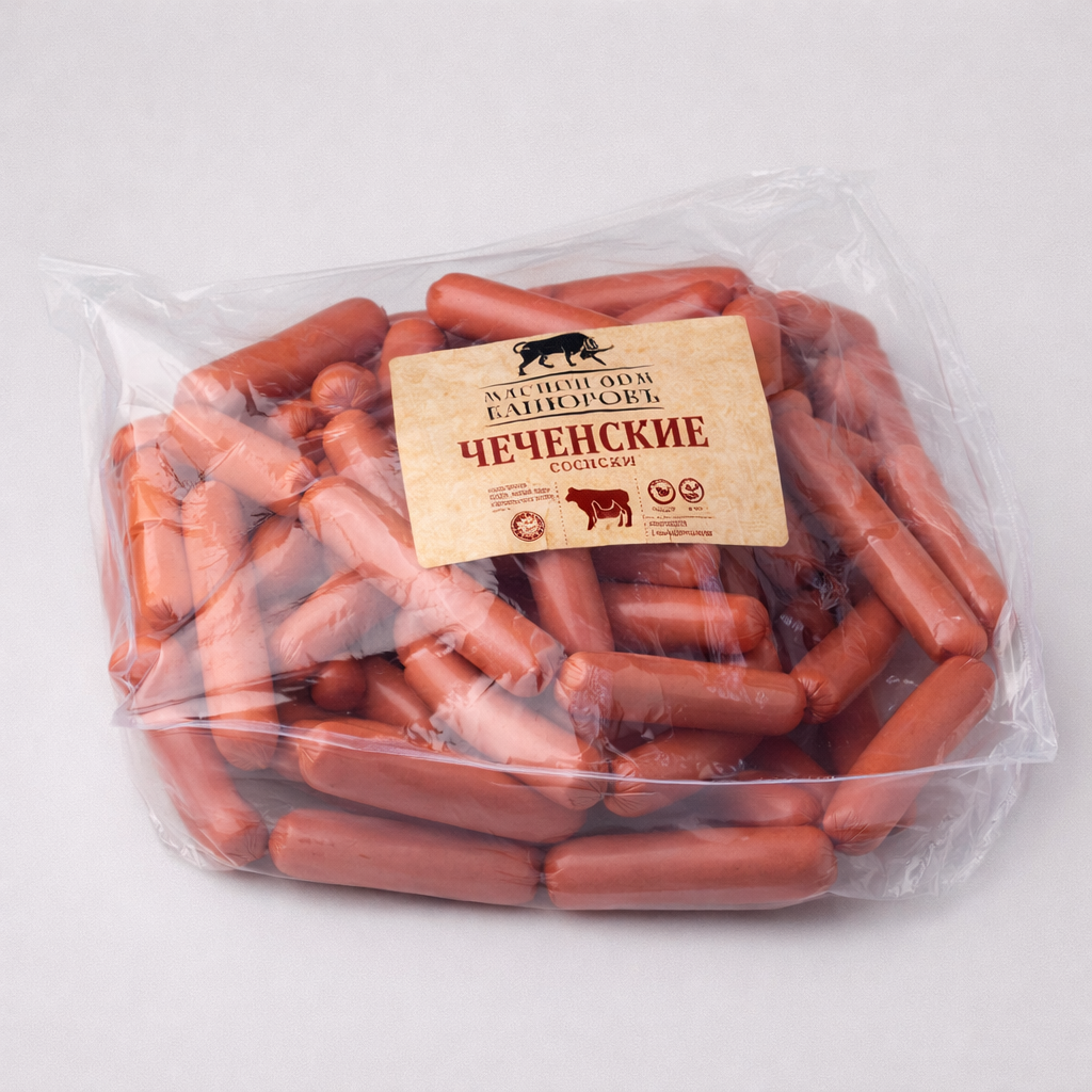 Сосиски «Чеченские» ву ГАЗ 3 кг