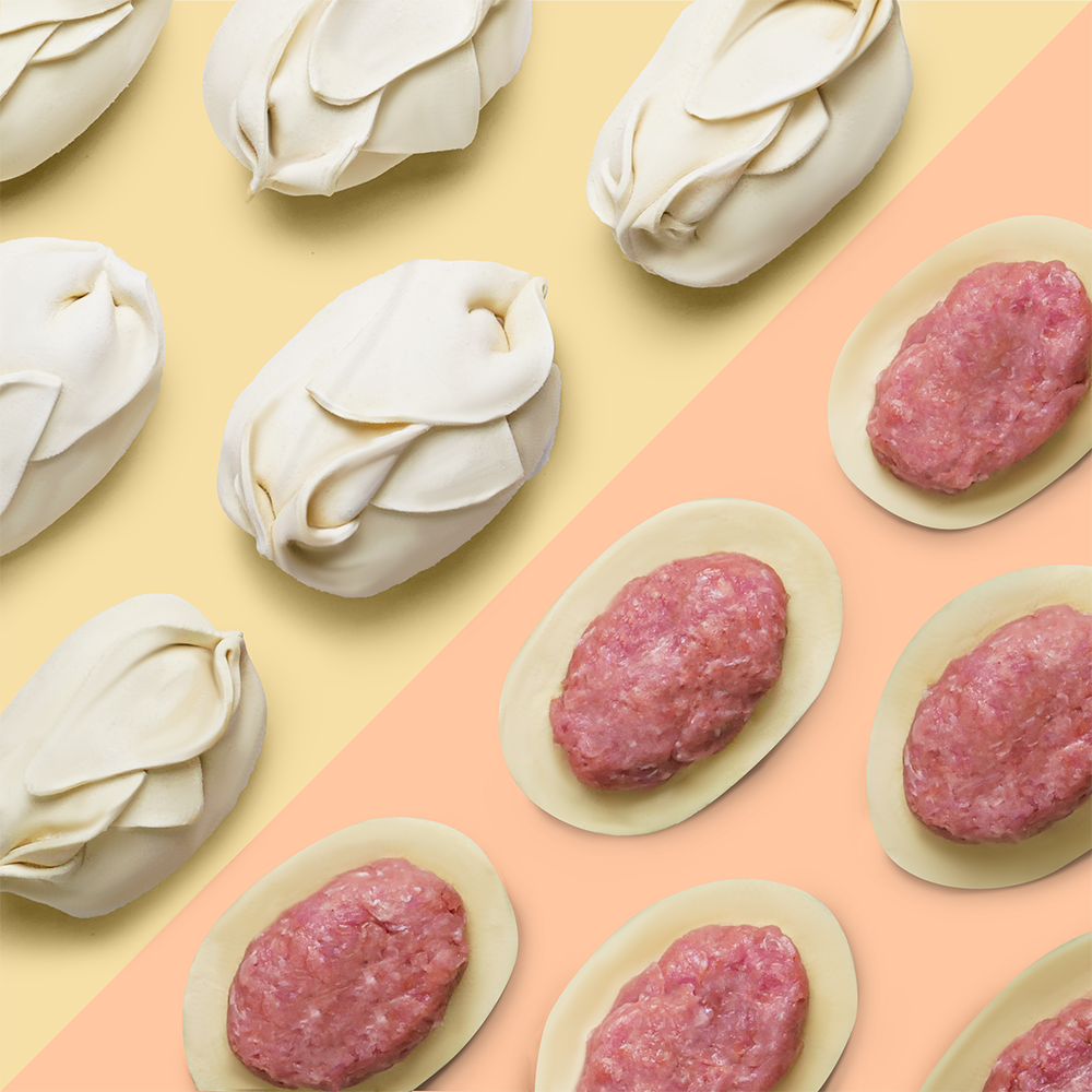 Манты с мясом