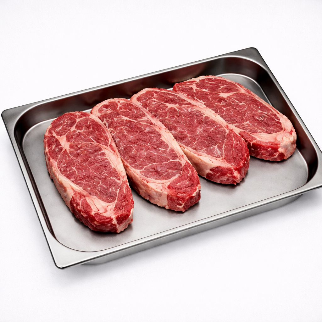 Стейк Рибай из мраморной говядины