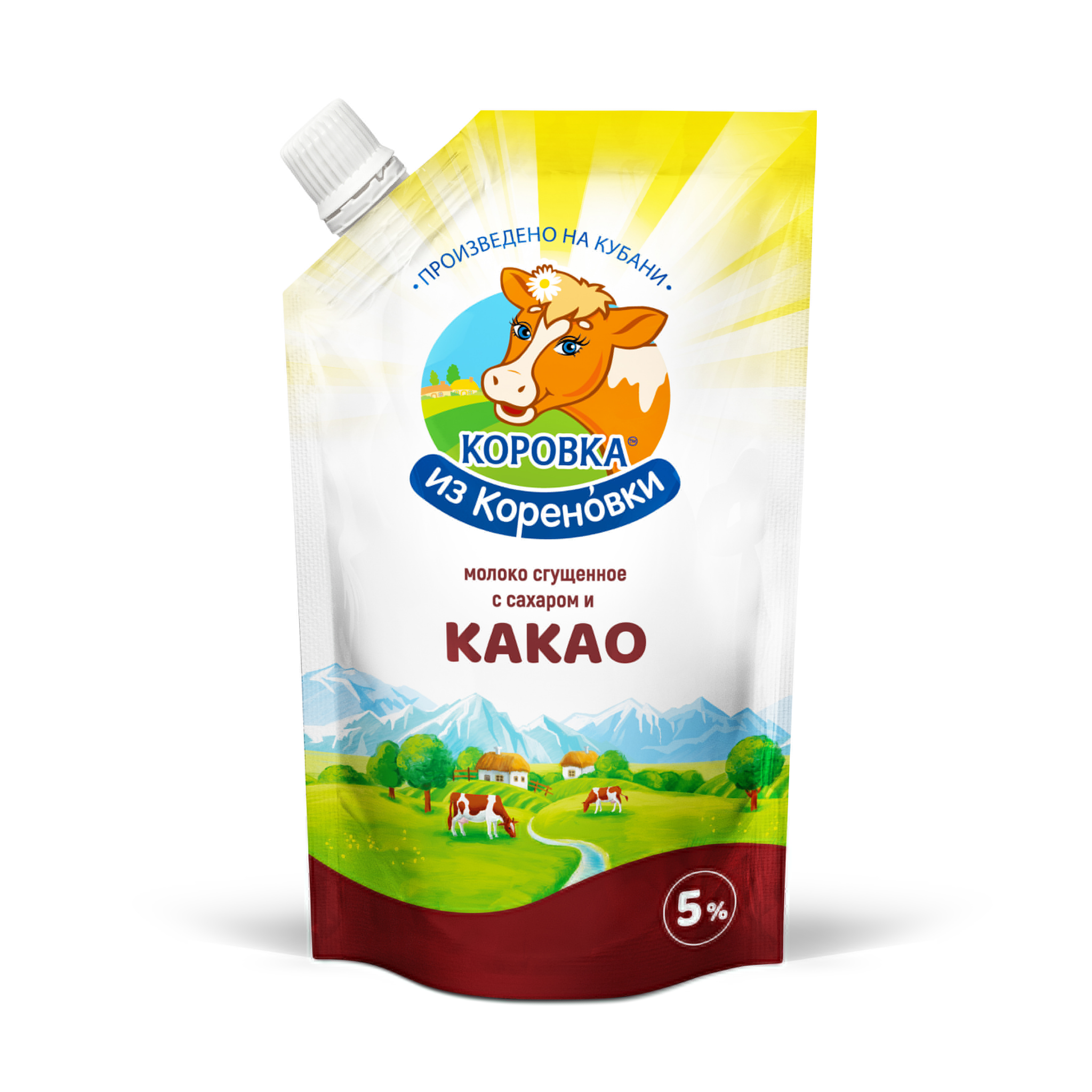 Молоко сгущенное с сахаром и какао 5% 270 г