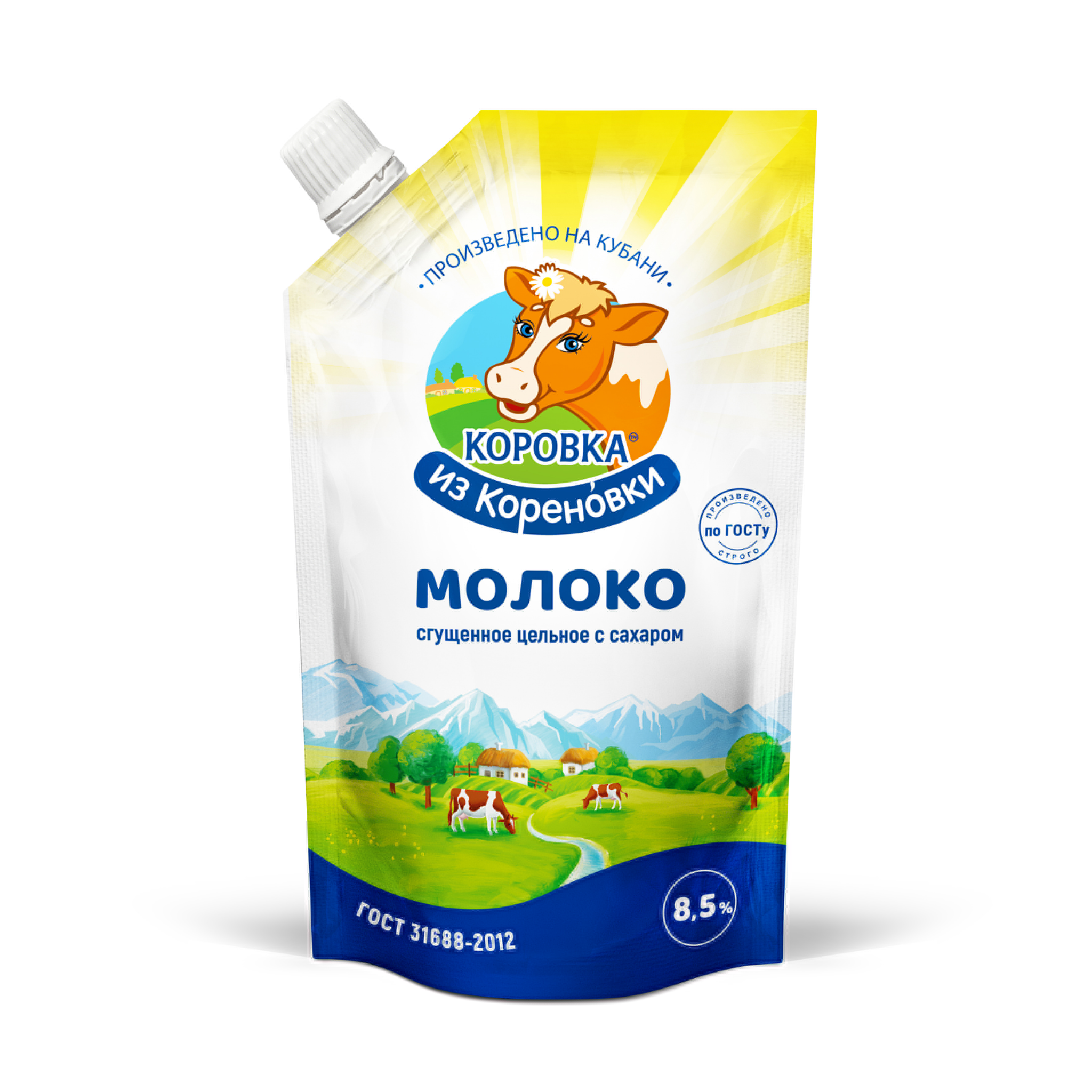 Цельное сгущенное молоко с сахаром 8,5% 270 г
